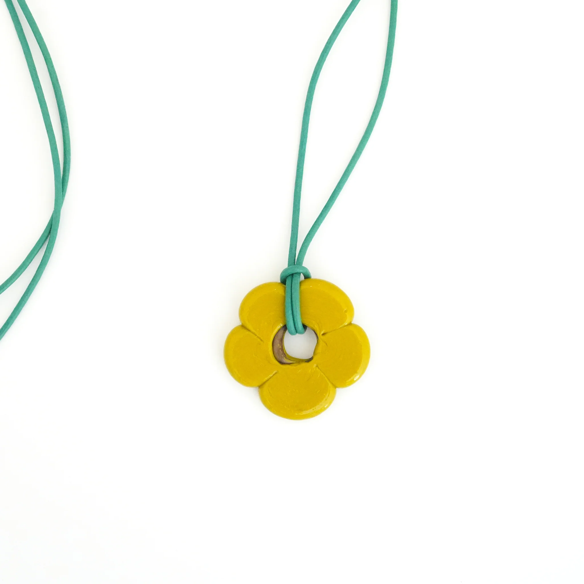 Yellow Flower Necklace - Image 10