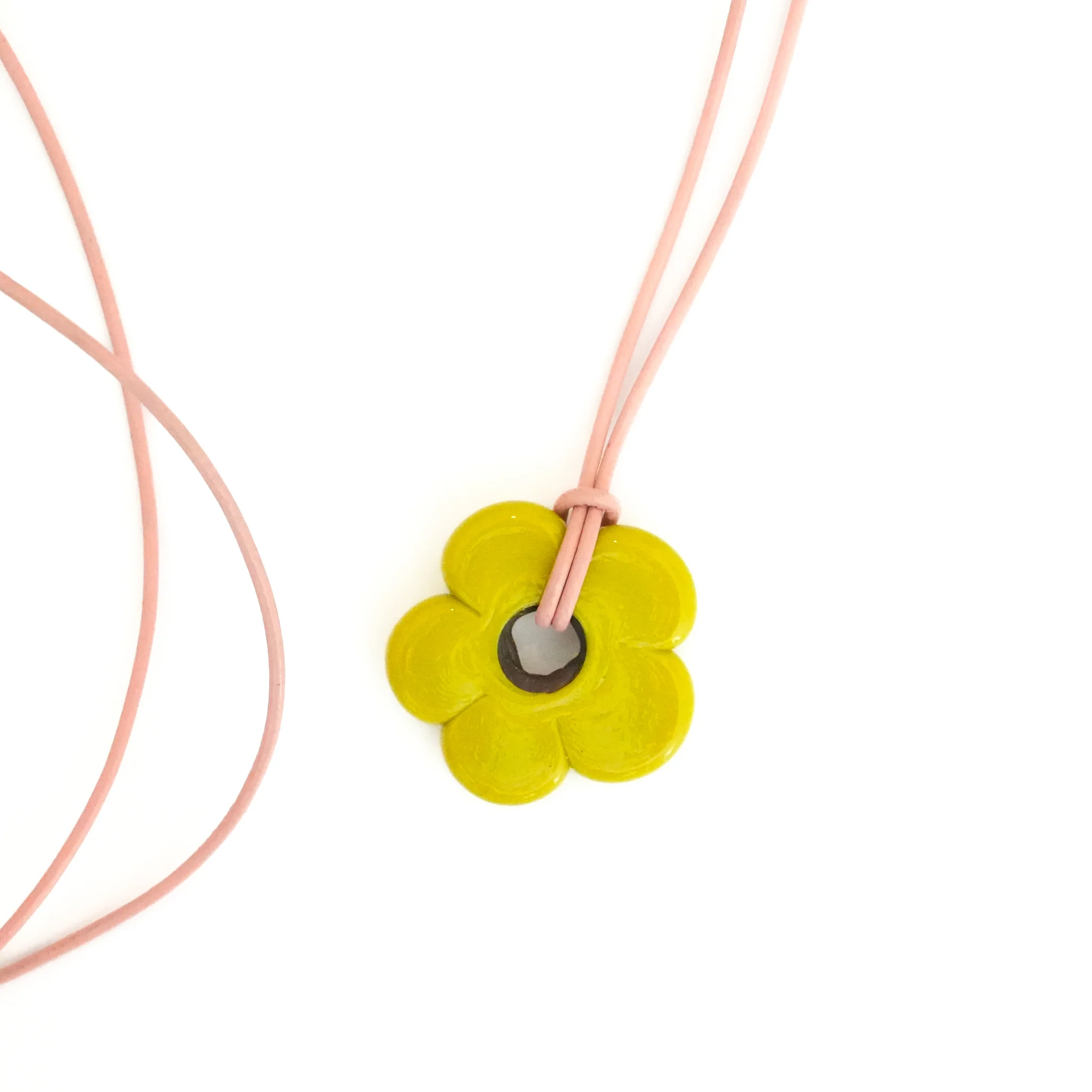 Yellow Flower Necklace - Image 11