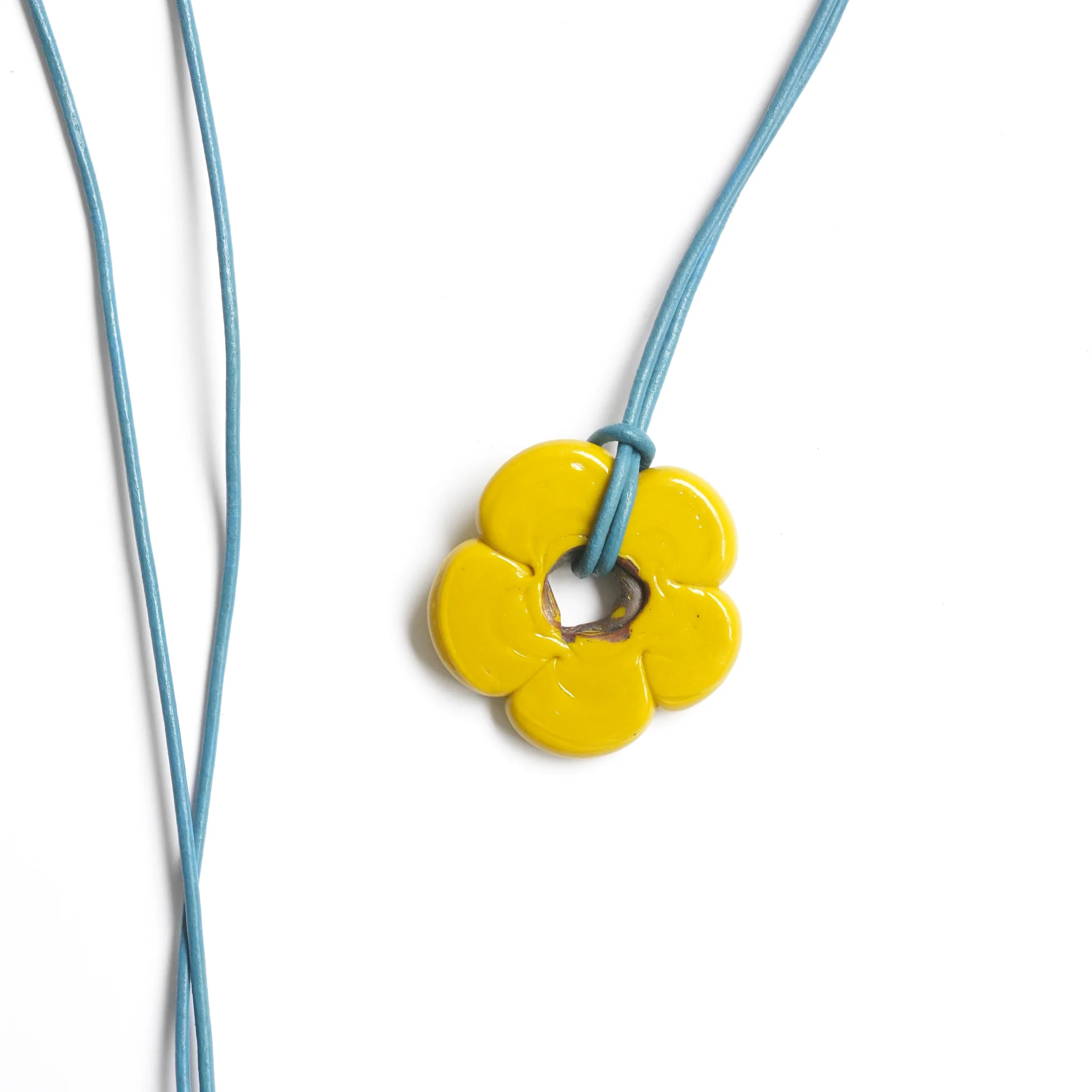 Yellow Flower Necklace - Image 8
