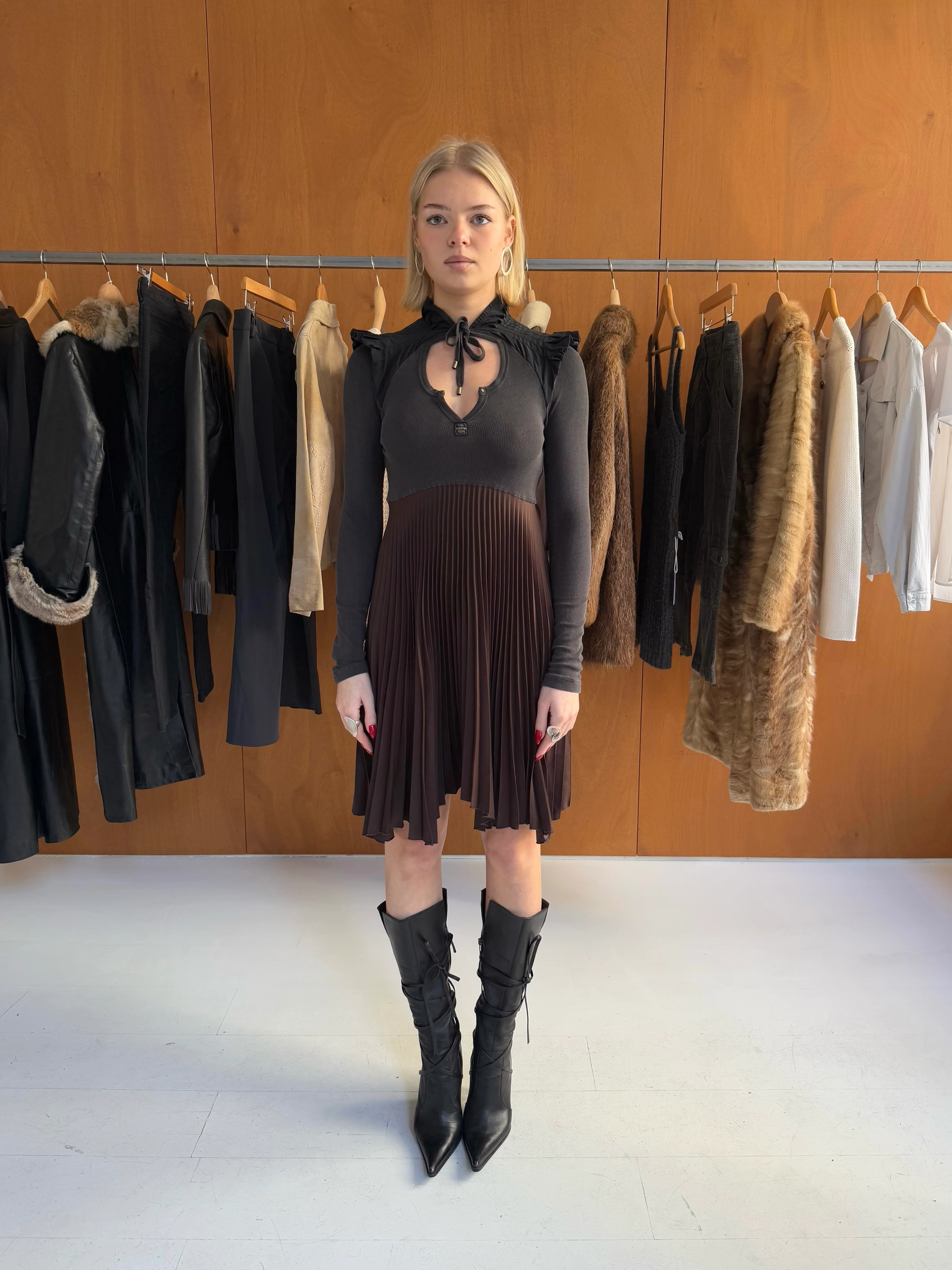 Pleated Dress