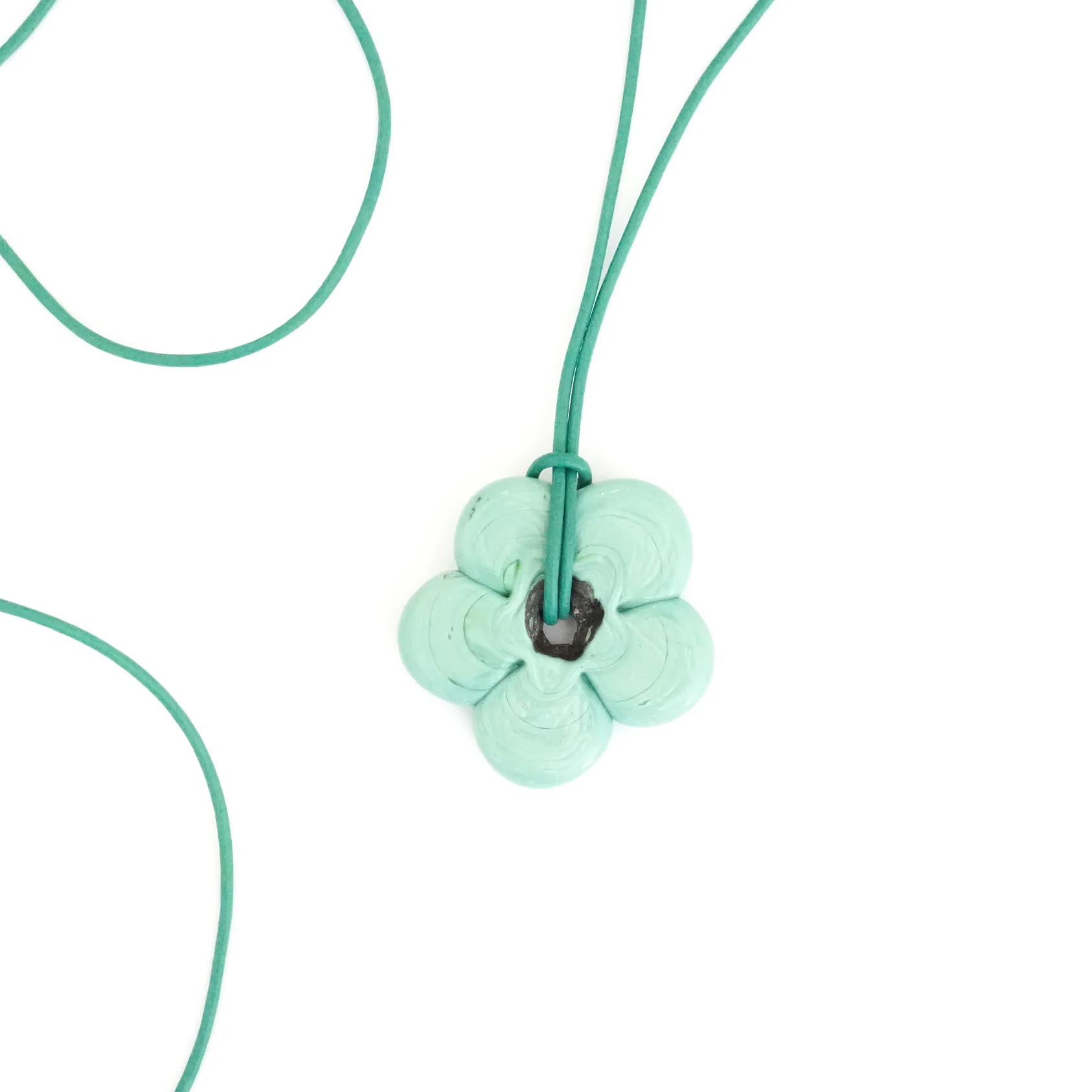 Turquoise Flower Necklace - Image 9